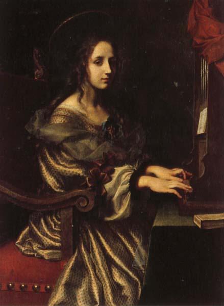 Carlo Dolci St.Cecilia Sweden oil painting art